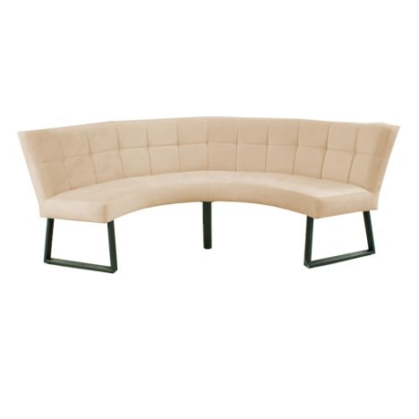 Eetkamerbank - Amsterdam - stof Element beige 06 - geschikt voor tafel 130 cm