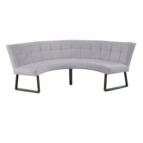 Eetkamerbank - Amsterdam - stof Element grijs 03 - geschikt voor tafel 130 cm