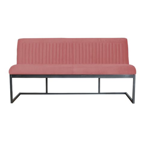 Eetkamerbank - Lara - stof Element roze 10 - 140 cm