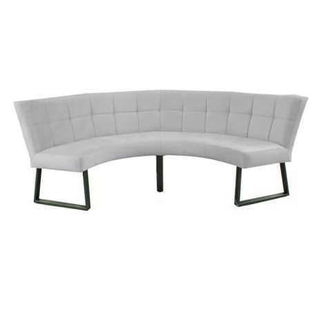 Eetkamerbank - Amsterdam - stof Element lichtgrijs 04 - geschikt voor tafel 130 cm