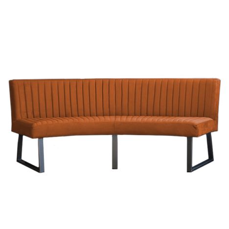 Eetkamerbank - Hengelo - stof Element koper 09 - geschikt voor ovale tafel 200 cm