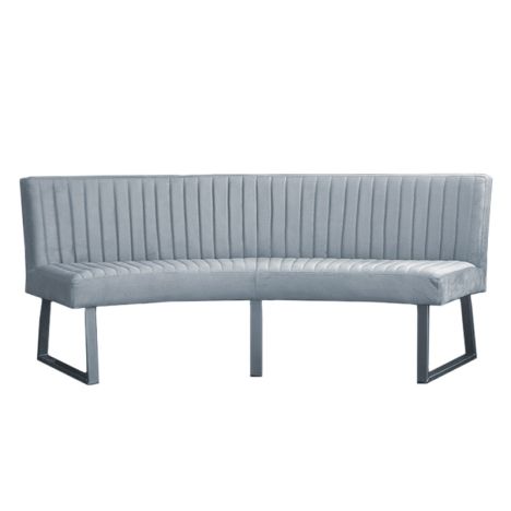 Eetkamerbank - Hengelo - stof Element lichtblauw 16 - geschikt voor ovale tafel 240 cm