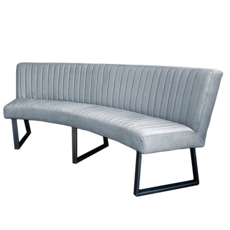 Eetkamerbank - Hengelo - stof Element lichtblauw 16 - geschikt voor ovale tafel 200 cm