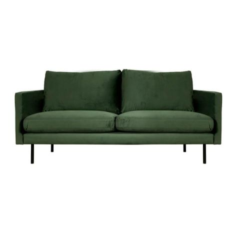 2 zitsbank - Violet - velours Brunei groen 45