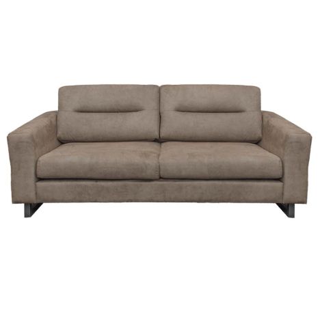 2,5 zitsbank - Castelo - lederlook River bruin 10